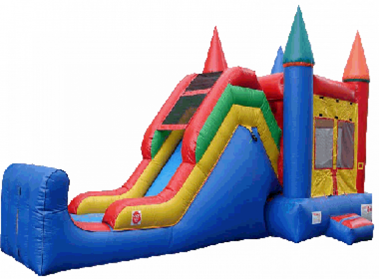 Backyard Jump and Slide (Wet)